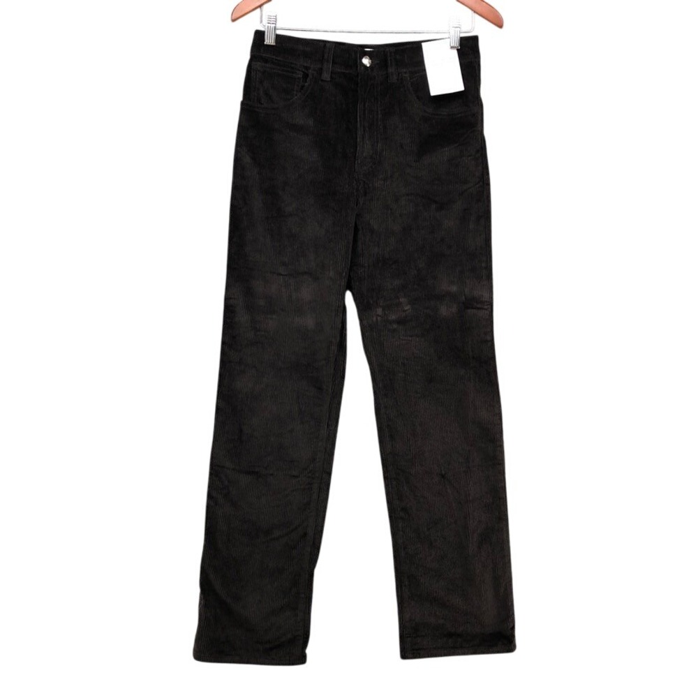 Madewell Pants Womens 27 Brown The Longline Straight Corduroy NW472